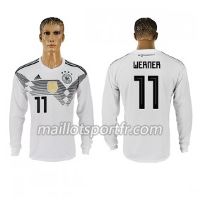 Maillot de Foot Allemagne Werner 11 Domicile Coupe du monde 2018 ML